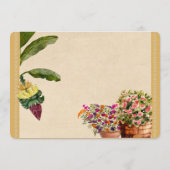 Formal Traditional Wedding Save the Date  (Rückseite)