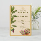 Formal Traditional Wedding Save the Date  (Stehend Vorderseite)