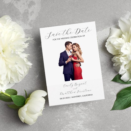 Formal und elegant Hochzeit Save the Date
