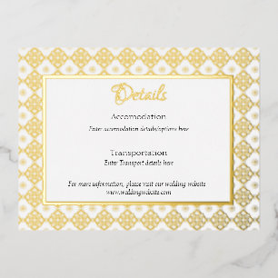 Formal verschmutzte Hochzeitskarte Folie Einladungspostkarte