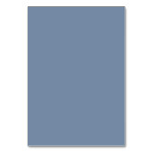 Formal Vintages Periwinkle Monogram Wedding Tischnummer (Rückseite)