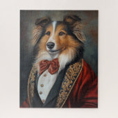 Formal Wear Tuxedo Shetland Sheepdog | Sheltie Puzzle (Vertikal)