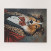 Formal Wear Tuxedo Shetland Sheepdog | Sheltie Puzzle (Horizontal)