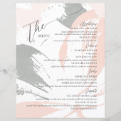 Formal Wedding Menu Elegant (Vorderseite)