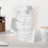 Formal Wedding Menu Elegant Sockelschild (In SItu)