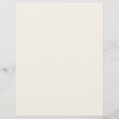 Formal Wedding Menu Elegantes Bone Black (Rückseite)