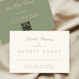 Formal Wedding QR CODE UAWG Mitteilungskarte