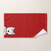 Formal Westie Girl Badhandtuch Set (Handtuch)
