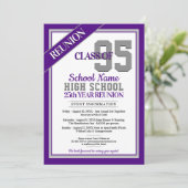 Formal Wiedersehen Einladungen an Schulen (Stehend Vorderseite)