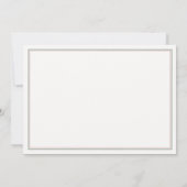 Formal Wilde Rose Wappen Preppy Pink Hochzeit Save The Date (Rückseite)