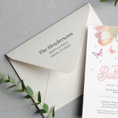 Formale Berufliche Rücksendeadresse Permastempel