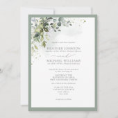 Formale botanische Vegetation Einladung (Vorderseite)