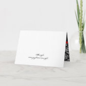 Formale Damast-Party"jeder Anlass" GEWOHNHEIT Einladung (Rückseite)