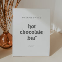 Formale einfache Heiße-Schokolade-Bar