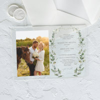 Formale elegante botanische Hochzeitsfoto-Horizont