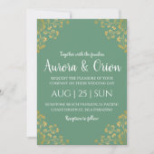 formale Goldmedaille Einladung (Vorderseite)