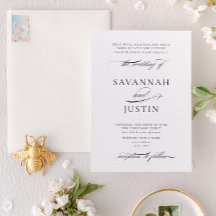 Formale klassische Schwarz-Weiß-Hochzeit