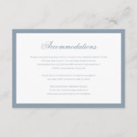 Formale klassische verstaubte blaue Hochzeitsunter
