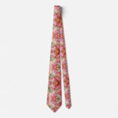 Formale Krawatte | Marmor Rosa & Gold (Vorderseite)