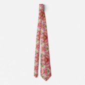 Formale Krawatte | Marmor Rosa & Gold (Rückseite)