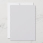 Formale moderne klassische falsche Gold-Elfenbein- Save The Date (Rückseite)