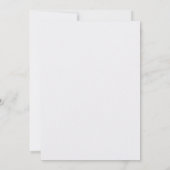 Formale moderne klassische falsche Goldperlen-Hoch Save The Date (Rückseite)