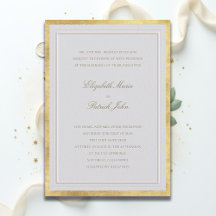 Formale Moderne Klassische Hochzeit in Erhabenem G