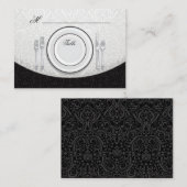 Formale Platzkarte für Tischsitze (Vorne/Hinten)