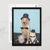 Formale Postkarte (Vorne/Hinten)