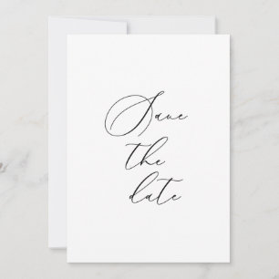 Formale Save The Date-Karte Date