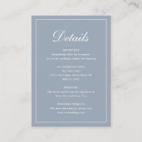 Formale traditionelle Elegant Dusty Blue Wedding