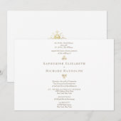Formale traditionelle Goldtext 2 Location Horizont (Vorne/Hinten)
