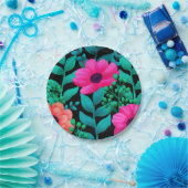 Formale und Glamour nahtlose Muster natürliche Fed Pappteller (Party)