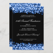 Formale Unternehmensgeldbeschaffer-Party-Glitzern Einladung (Vorne/Hinten)