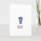 Formaler eleganter rosa Satin der Einladung (Rückseite)