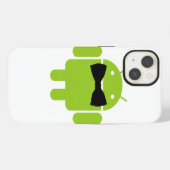 Formales Android-Roboter-Symbol iPhone Hülle (Rückseite (Horizontal))