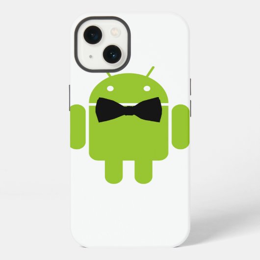 Formales Android-Roboter-Symbol iPhone Hülle (Rückseite)
