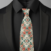 Formales Blumenmuster Krawatte