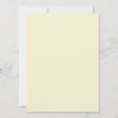 Formales Einladung (Rückseite)