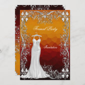 Formales Ereignis-Party Einladung (Vorne/Hinten)