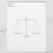 Formales Justizreferat Briefbogen (Vorderseite)