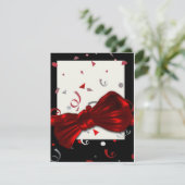 Formales Party des eleganten Einladung (Stehend Vorderseite)