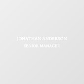 Formales Schulbüro - Tür Fensteraufkleber (Blatt)