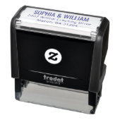Formales schwarzes Typografisch Permastempel (Produkt)