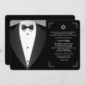 Formalität Bar Mitzvah Einladung (Vorne/Hinten)