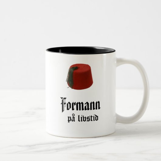 Formann på livstid zweifarbige tasse (Rechts)