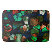 Formas geométricas unregelmäßiges e textura verfor badematte (Vorderseite)