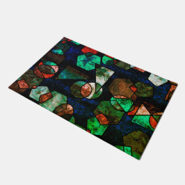 Formas geométricas unregelmäßiges e textura verfor fußmatte