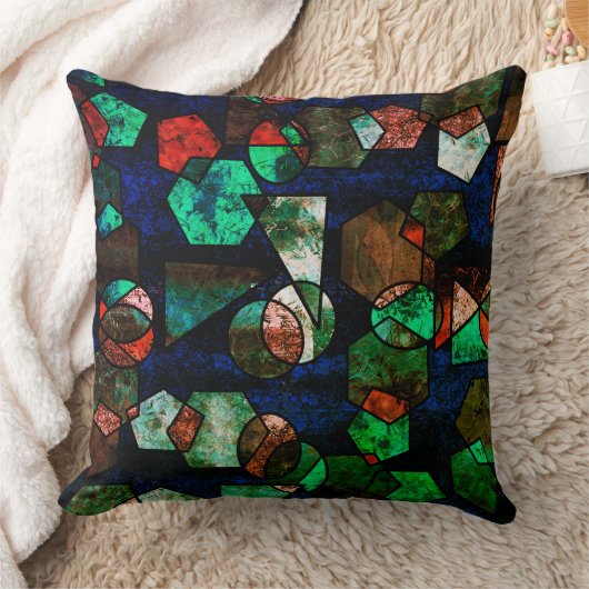 Formas geométricas unregelmäßiges e textura verfor kissen (Decke)