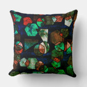 Formas geométricas unregelmäßiges e textura verfor kissen (Vorderseite)